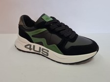 4US Sneakers Homme En Cuir Et