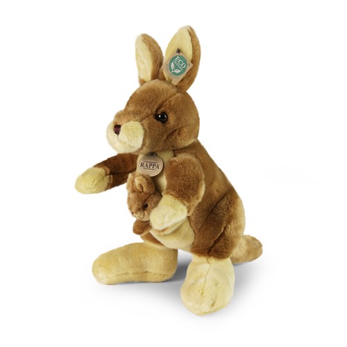 Peluche kangourou avec bébé - kangourou,