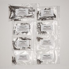 HONDA XL 350 R 1984-1985 kit vis BTR inox moteur complet XLR XL350R XL350