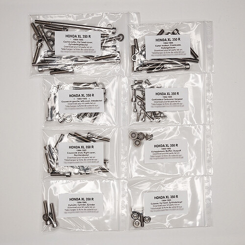 Honda 350 1984 1985 kit - xl, 1984-1985