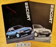 FORD ESCORT C CL GHIA TURNIER XR3i CABRIO Prospectus Allemand 36+6 pages 1/1986