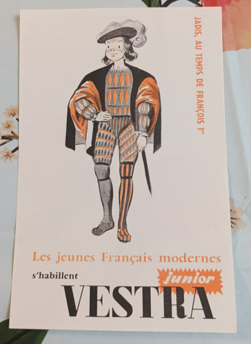 Ancien buvard habille vestra - ancien,