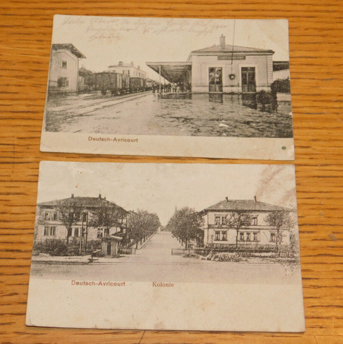 Lot cpa 1915 - 2, gare