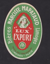 Ancienne étiquette alcool