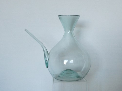 Ancienne carafe porron - , verre