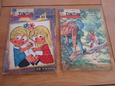 LOT X 2 MAGAZINE TINTIN 1960