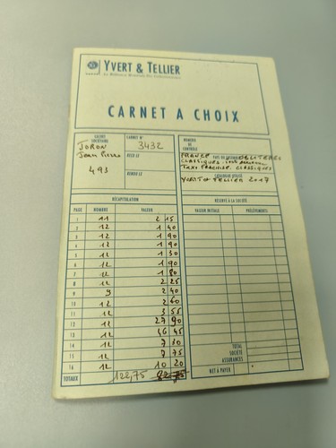 Lot timbres carnet choix - lot,