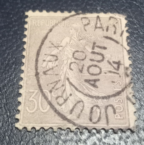 Timbre france semeuse - timbre, france,