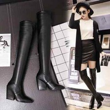 Bottes Cuissardes Femme Noires