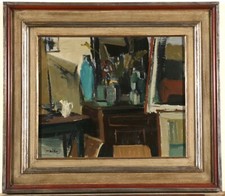 André Lemaître  1909 - 1995 : '' Coin d'atelier '' - 1965 -