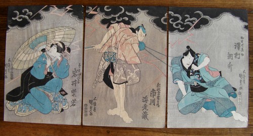 Japon xixème toyokuni iii - japon,