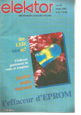 ELEKTOR N°45 EFFACEUR D'EPROM / LED BLEUES / EOLICON / SQUELCH AUDIO UNIVERSEL
