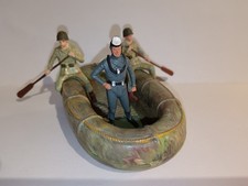 STARLUX militaire commando (ref 5352) canot pneumatique et 3 figurines