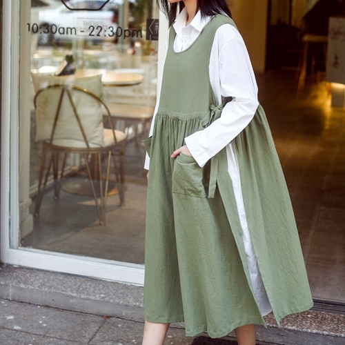 Femme tablier coton pinafore - femme,