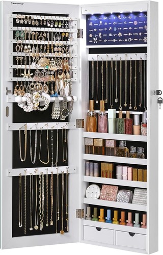 Wall mounted cabinet with - cabinet, led