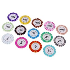 14 pcs Poker Chips Casino
