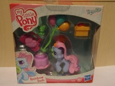 MON PETIT PONEY "RAINBOW DASH , PARTY TIME / C'EST LA FETE " NEUF  ANNEE 2009
