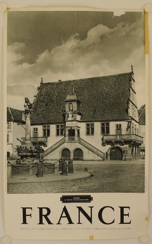 Affiche tourisme france alsace - tourisme,