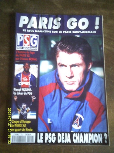 Psg magazine paris - psg, 1995