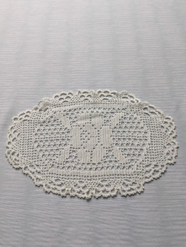Napperon ovale crochet - ovale, –