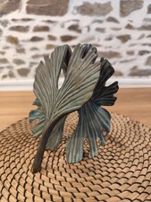 Sculpture en bronze Ginko
