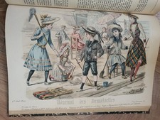 Le Journal Des Demoiselles 13 Planches Couleurs 1890