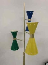Lampadaire trépied diabolo - lampadaire,