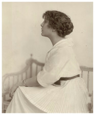 Demeyer gomme bichromatée, pictorialisme vintage print,  Gomme bichromatée  