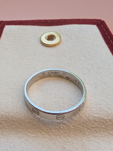 Bague cartier love platine - bague,