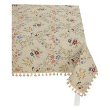 Nappe dorée avec glands
