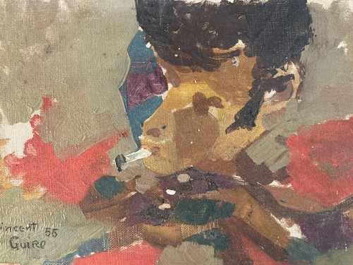 Belle peinture huile toile - belle,