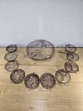 service a dessert coupe a fruit au jus en verre 1 saladier D 23cm 10 coupes