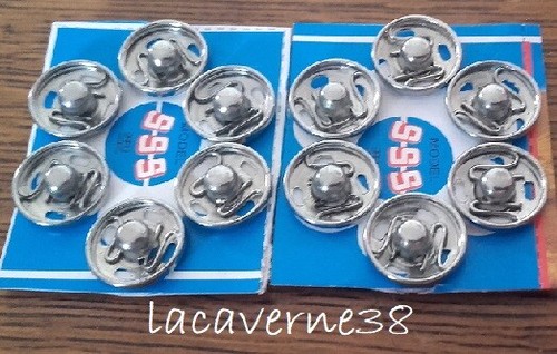 Boutons pressions coudre - 12,