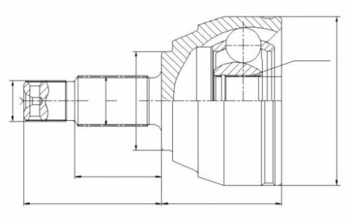 Extérieur avant pour fiat - d'extérieur,
