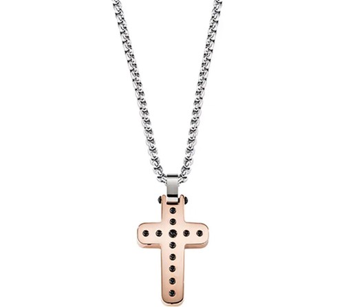 Collier homme morellato cross - collier,