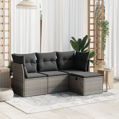 Salon jardin avec coussins - salon,
