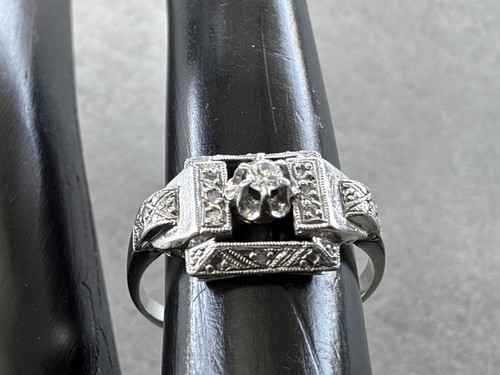 Bague tank blanc carats - blanc,