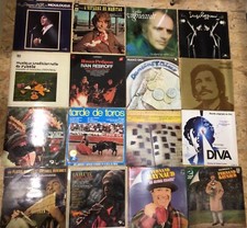 DISQUE VINYLE LOT 16 FRANCE GALL FERRAT ARAGON DIVA SERGE REGIANNI VIGNEAULT
