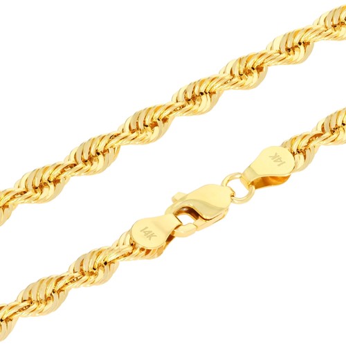 14k jaune 4mm chaîne - 14k,