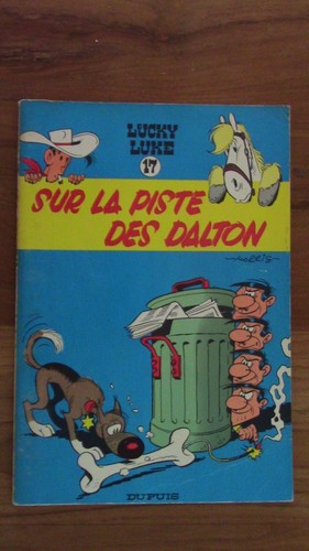 Lucky luke dos - dos, jaune