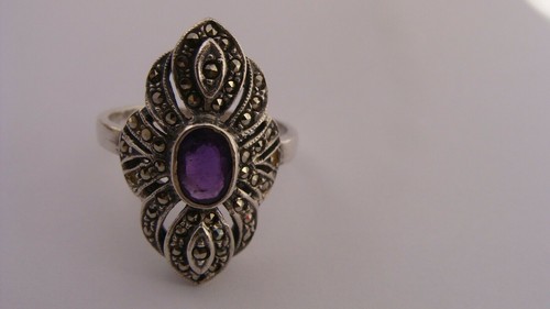 Art déco bague argent
