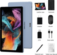 Fastwd 2025 Newest Tablette 10 Pouce Android 14, PC 5G Wifi 36GB RAM + 128GB