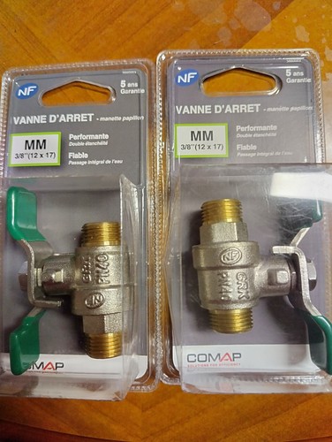 Lot vannes arrêt - d, comap