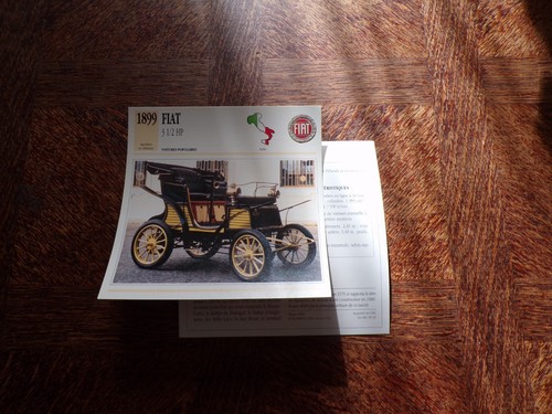 Fiche carte card - carte, auto