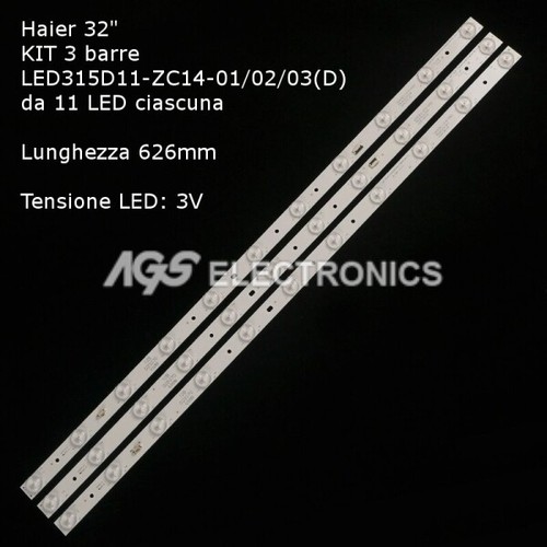 Kit barres bande tv - de, led