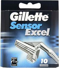 original Gillette Sensor Excel Lames de Rasoir   (10 Pièces). ..
