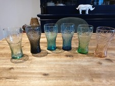 Lot 6 verres COCA COLA COLLECTOR Mac Donald's tres rare Comme neuf !!!!! (V10)