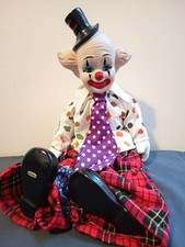🤡Figurine antique de clown de très rare collection🃏