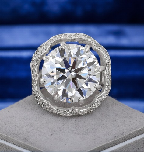 Rare bague diamant - bague, blanc