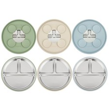 PandaEar Lot de 3 Assiettes en